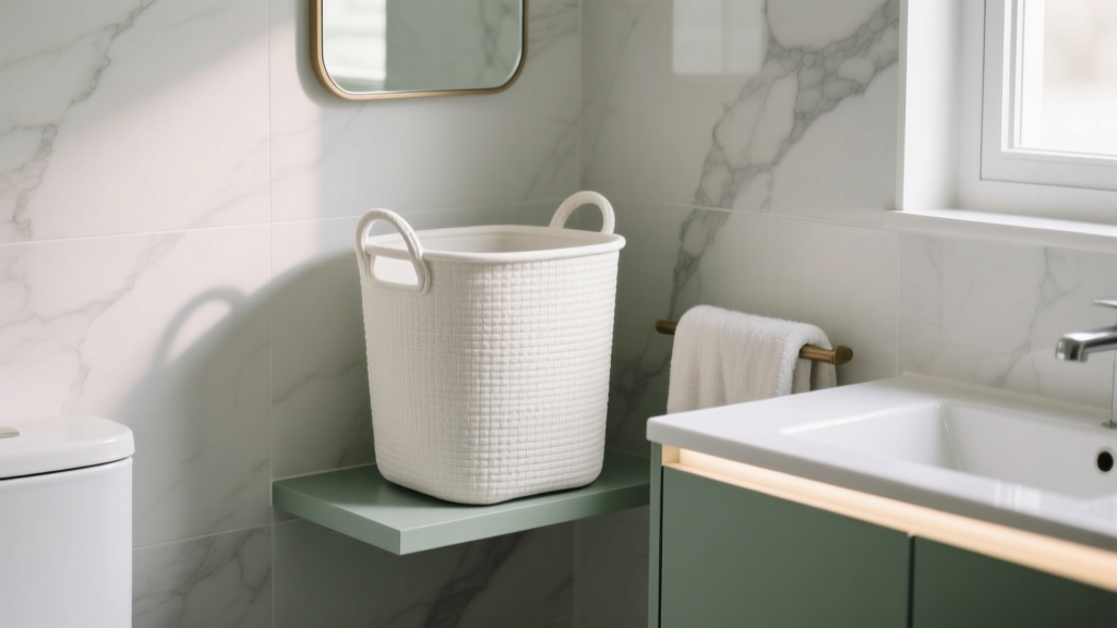 Best Small Laundry Hamper for Tiny Bathroom Corners