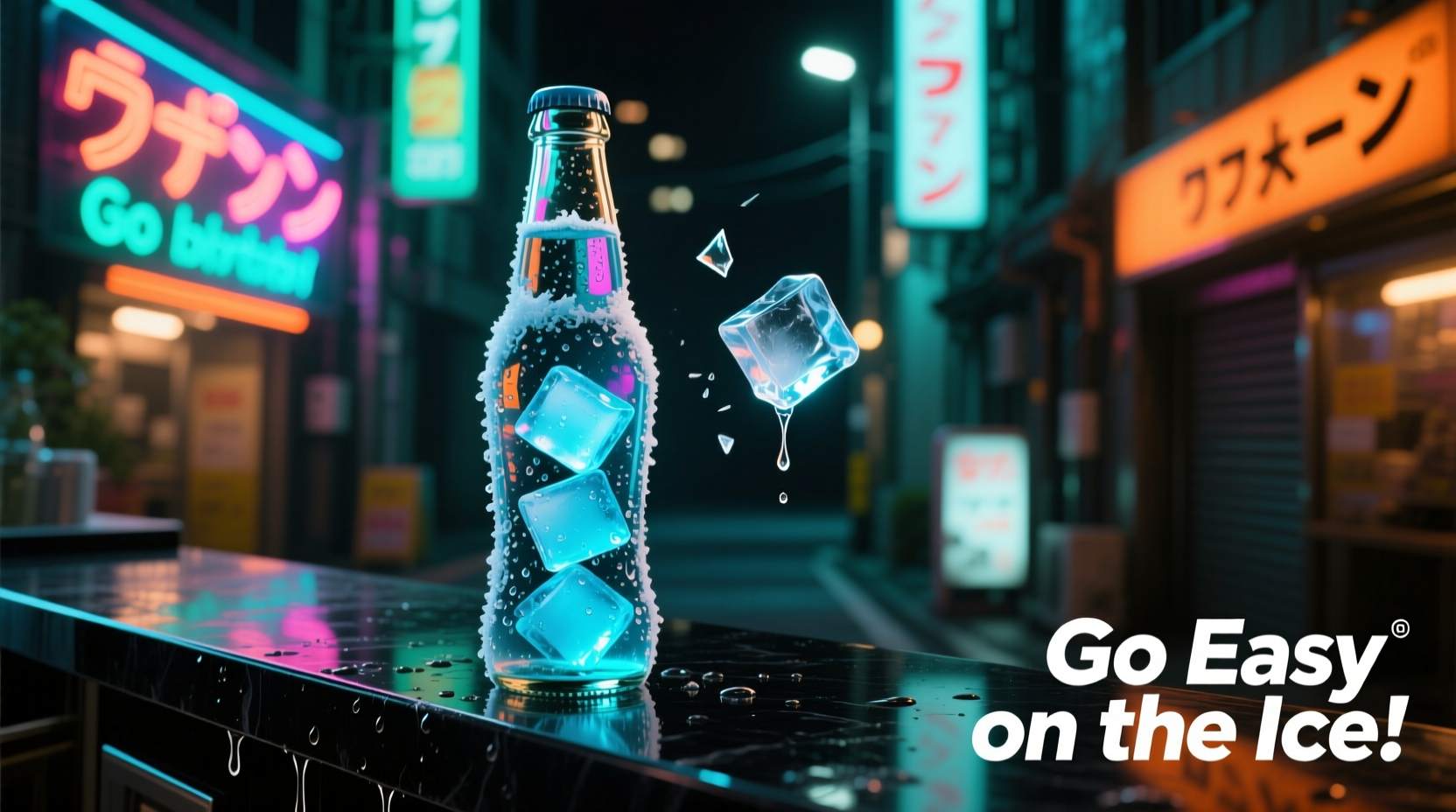 go easy on the ice for the ultimate soda