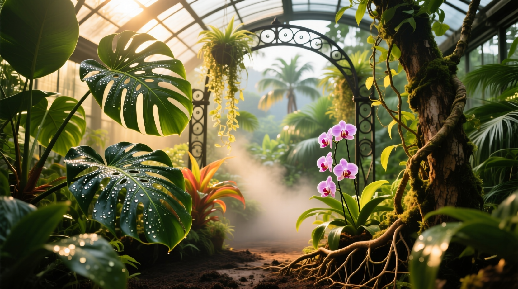 tropical greenhouse plants