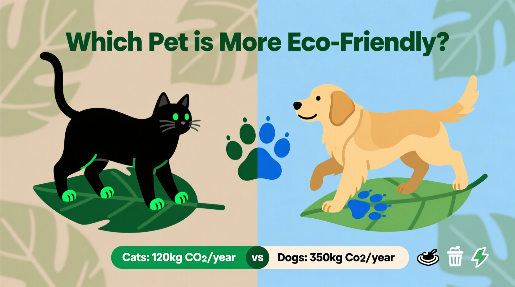 cats vs dogs carbon pawprint which pet is more eco friendly