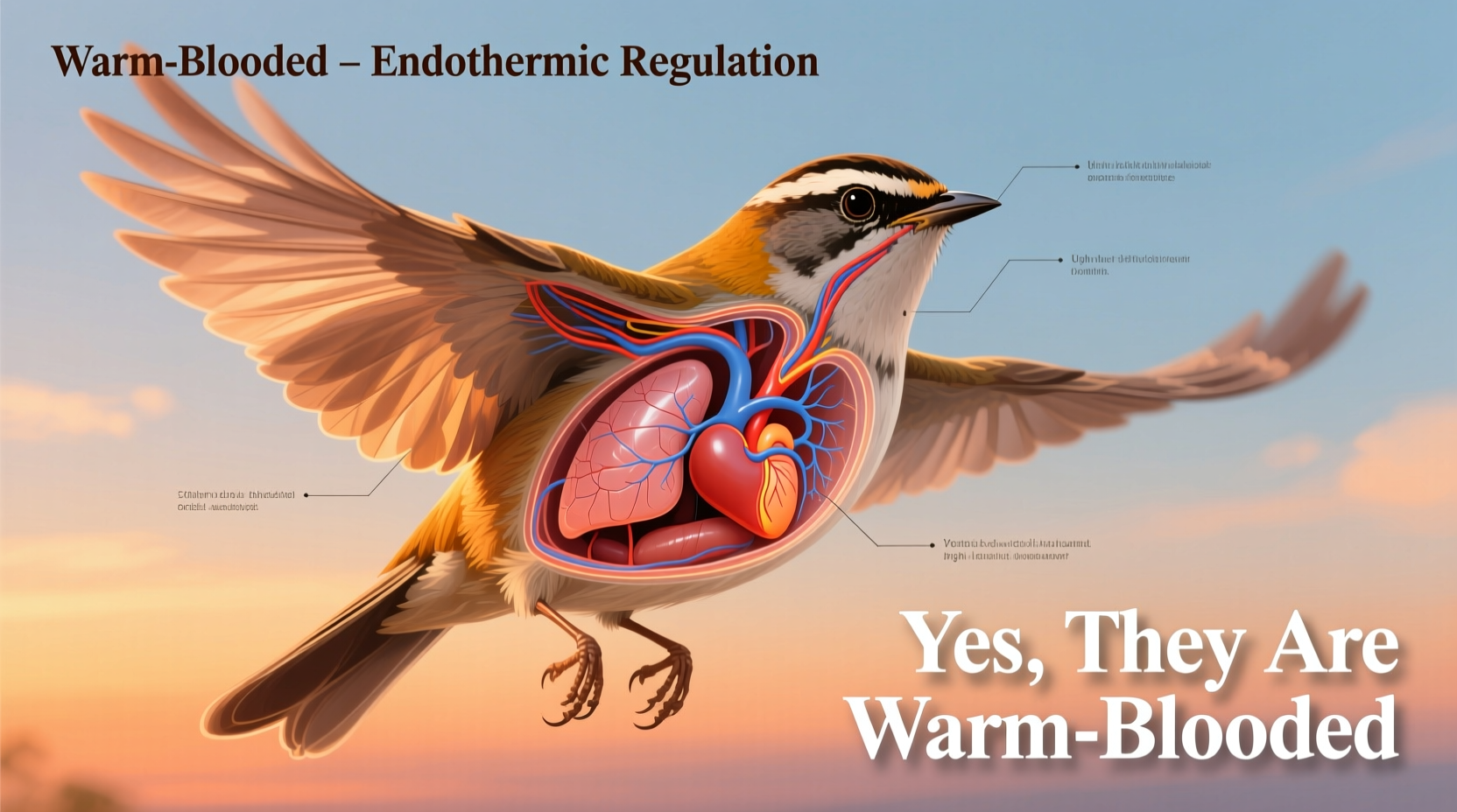 are birds warm blooded or cold blooded