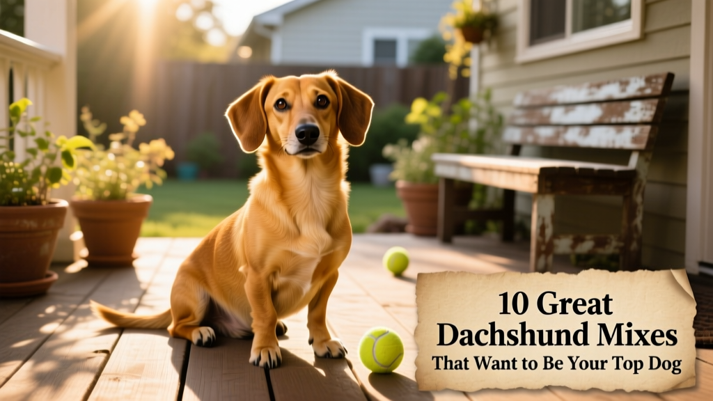 Golden Dox mix with more Dachshund