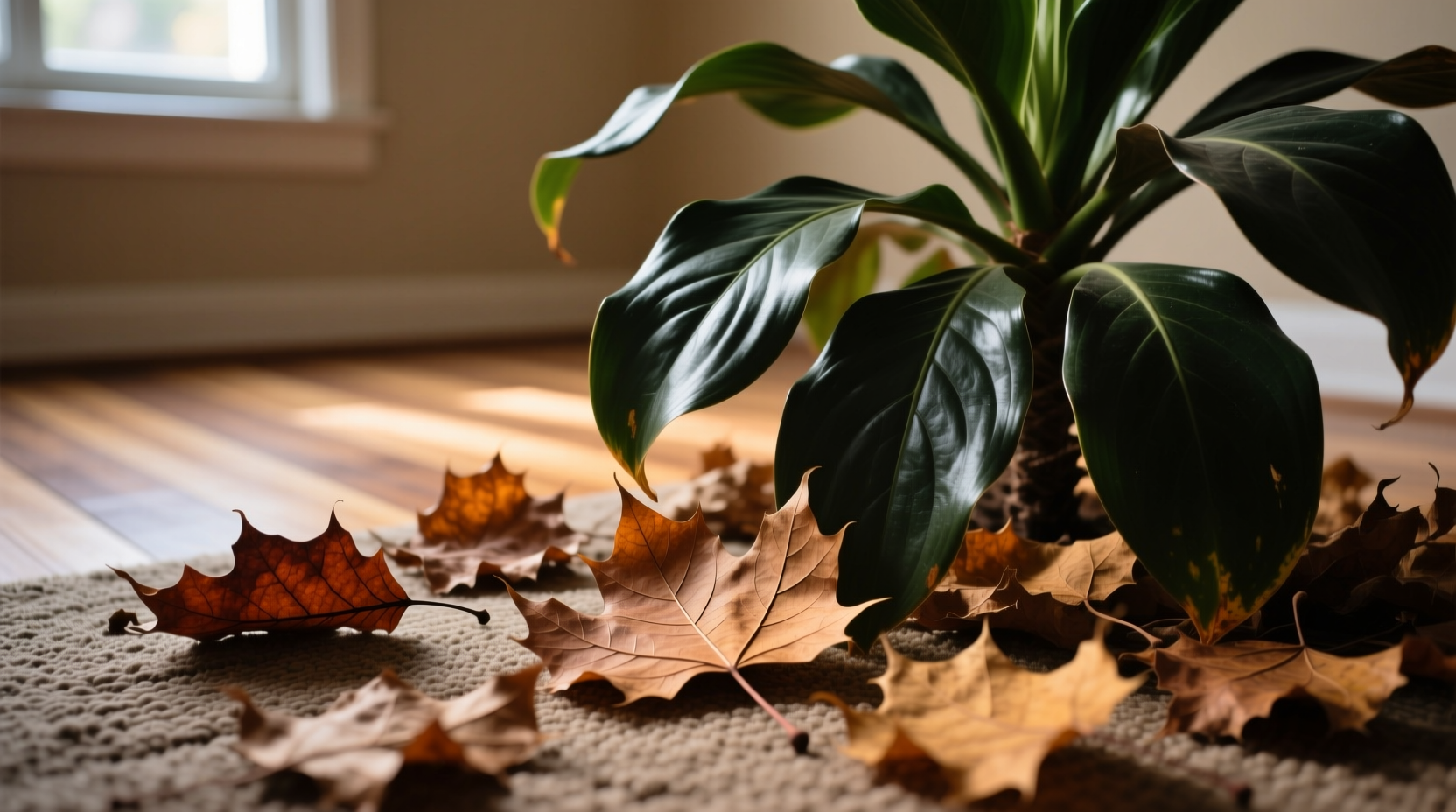 brown leaves on dracaena