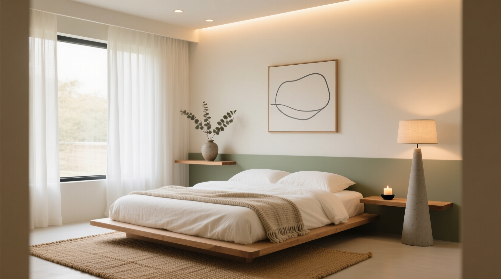 how to create a calming bedroom retreat using minimalist decor principles