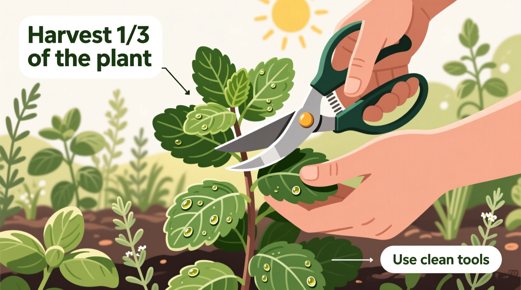 5 Mint Harvesting Secrets | TheHomeSprouts