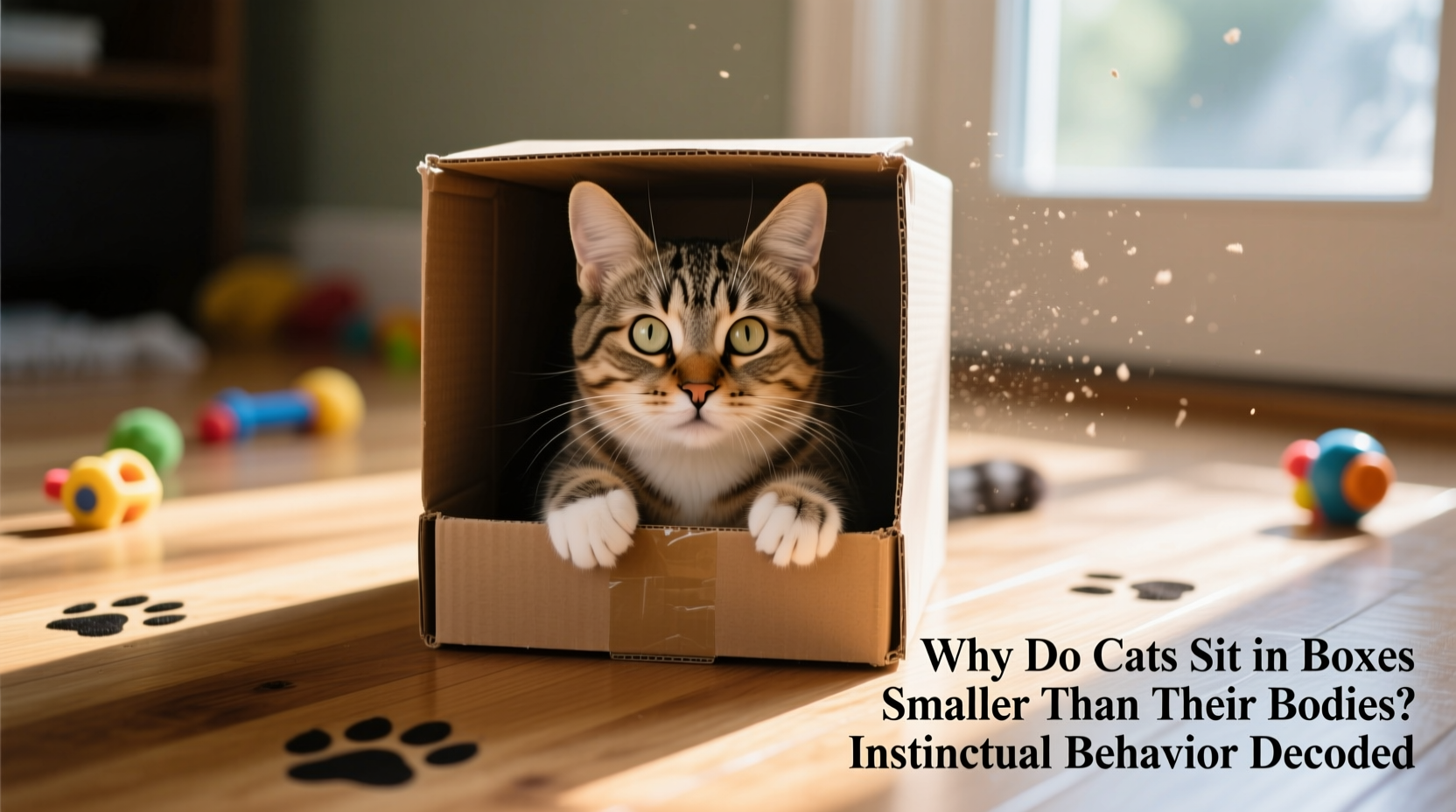 why do cats sit in boxes smaller than their bodies instinctual behavior decoded