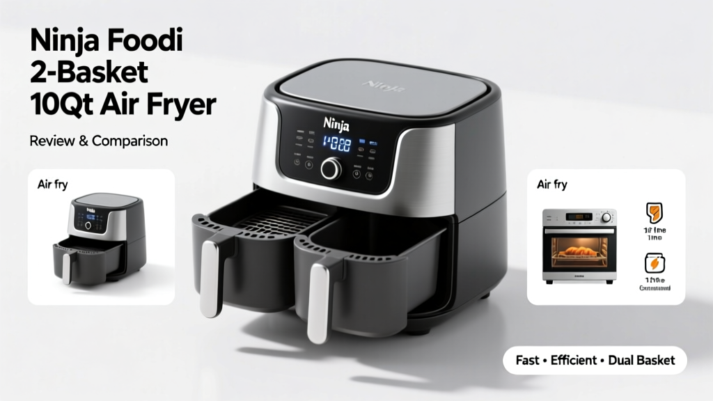 Ninja Foodi 2-Basket 10-Qt Air Fryer Review