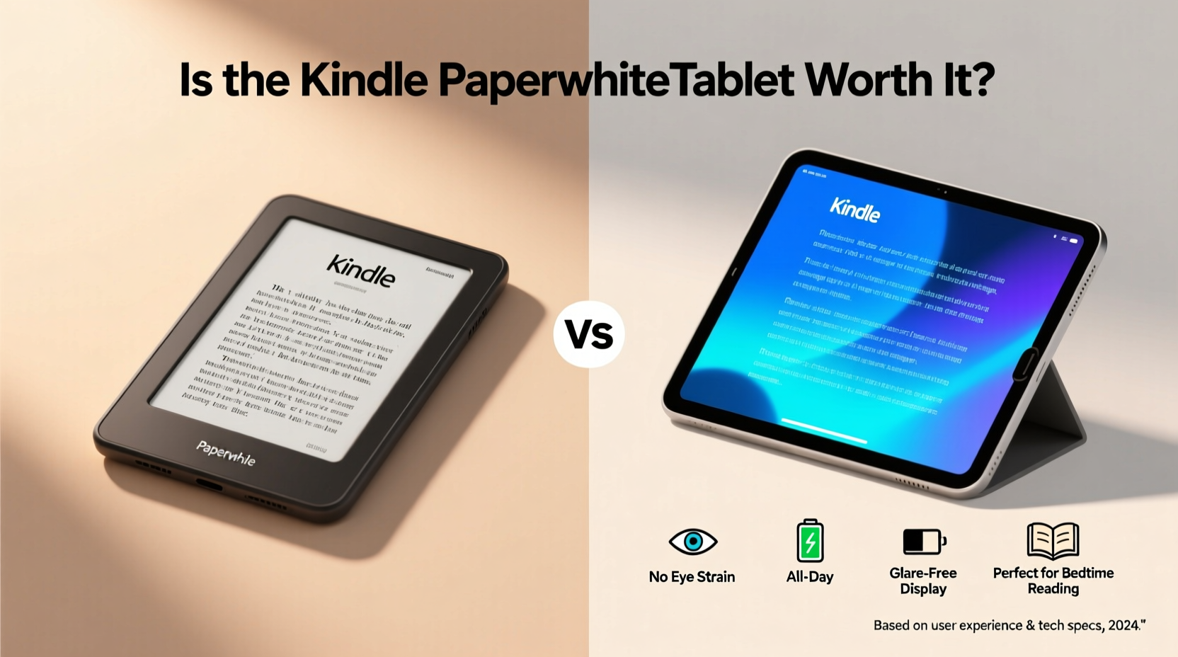 is the kindle paperwhite worth it over reading on tablet screens