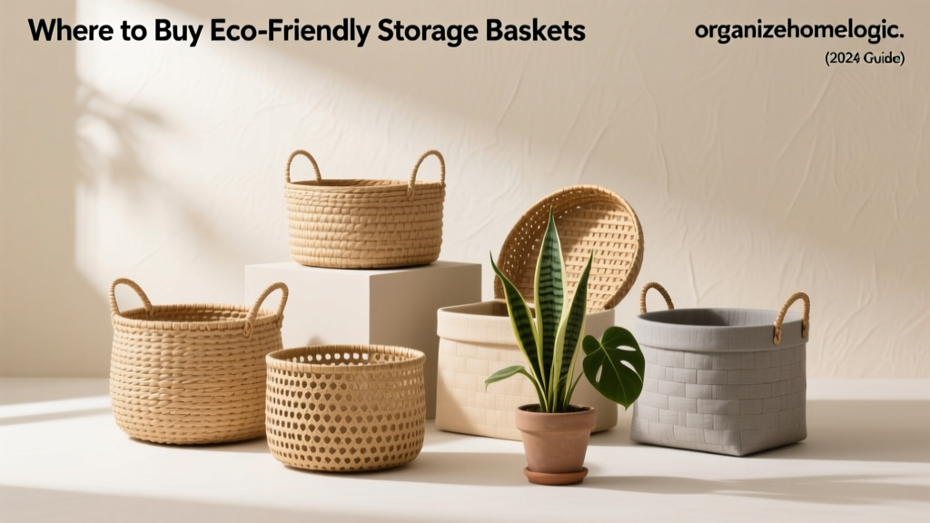 Where to Buy Eco Friendly Storage Baskets (2024 Guide)