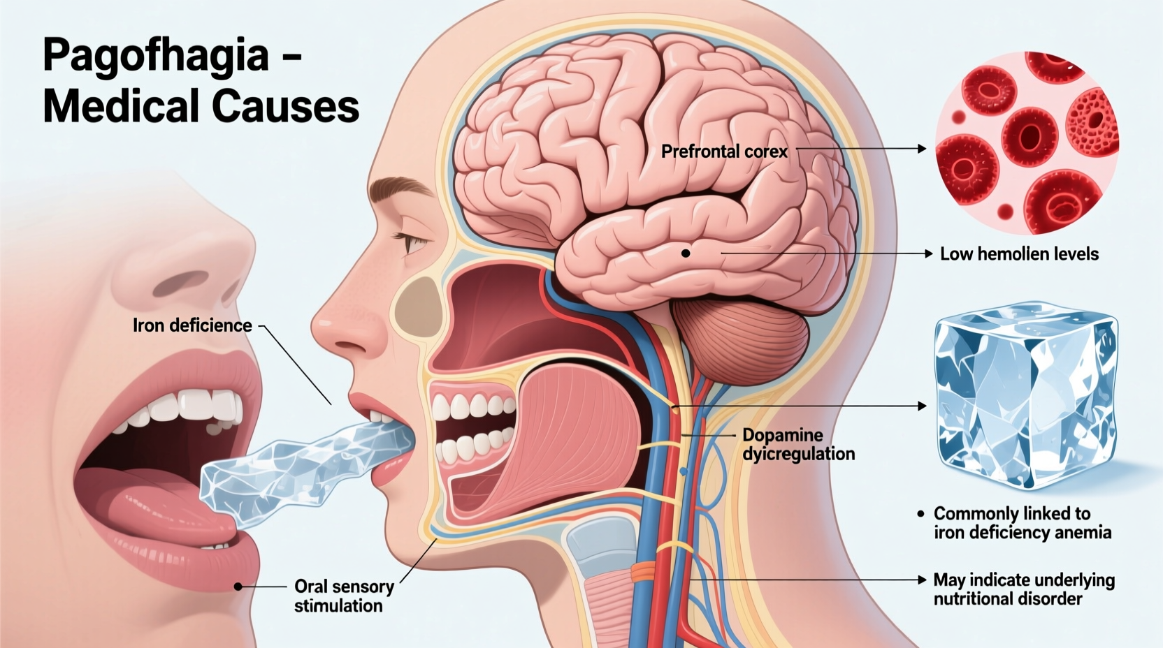 why do people crave ice during meals medical reasons behind pagophagia