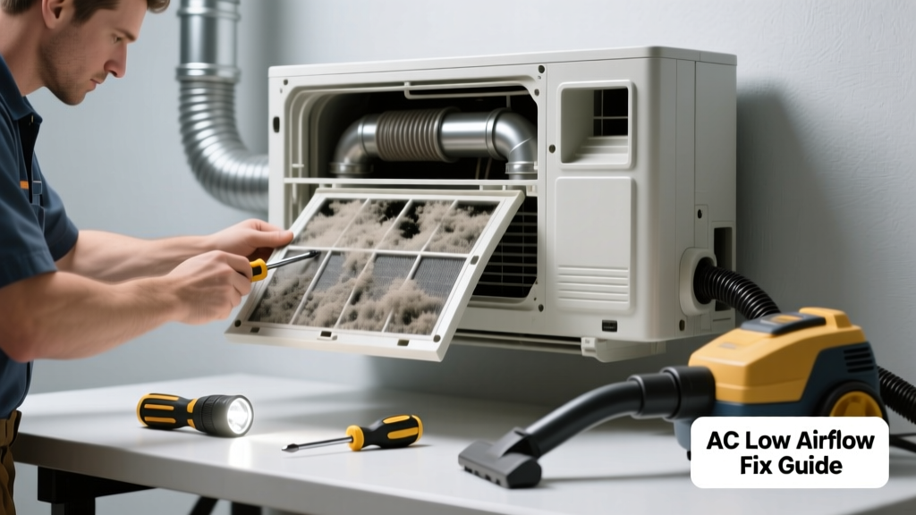 How to Fix AC Low Airflow in Your Home