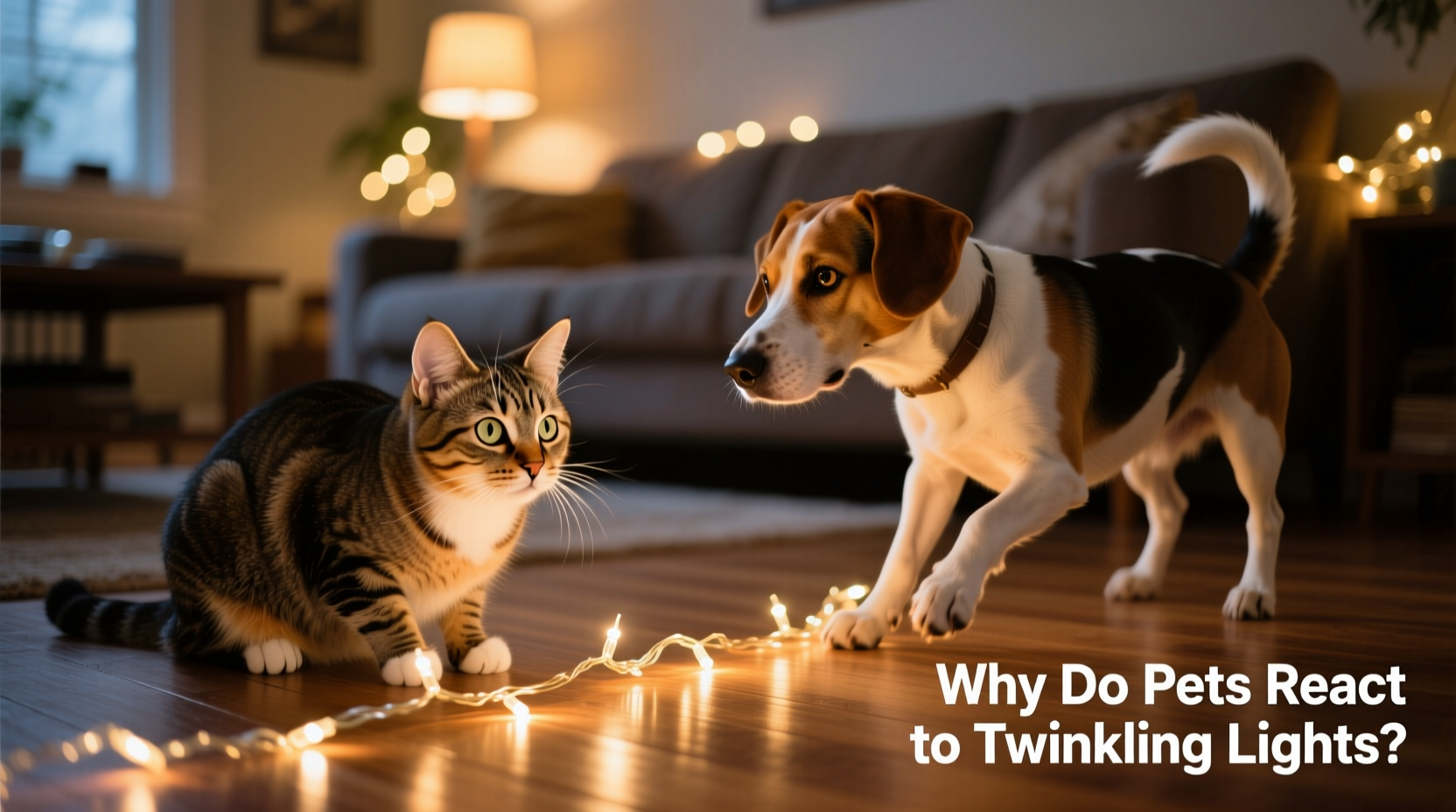 why do pets act differently around twinkling lights behavioral insights