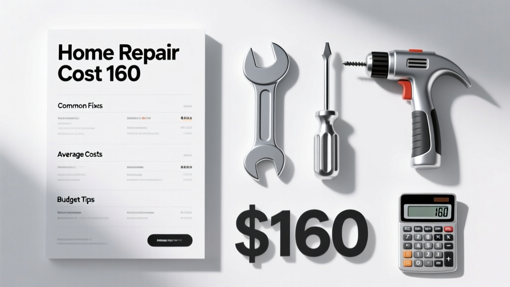 Home Repair Cost 160: Price Guide for Common Fixes