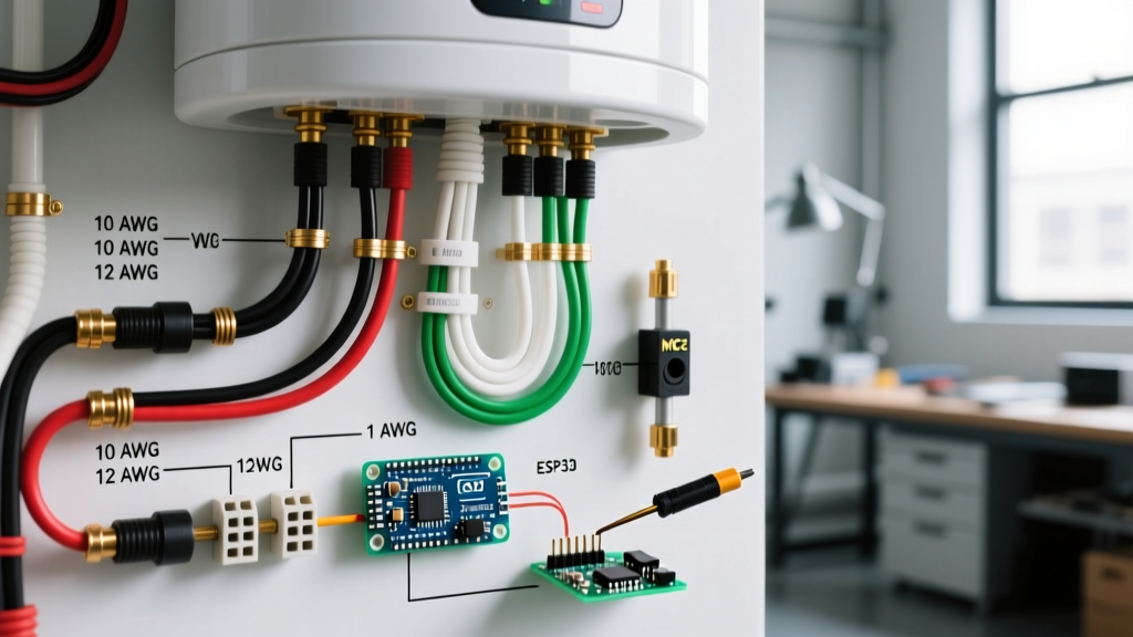 Electric Tankless Water Heater Wiring Diagram & Wire Gauge Guide