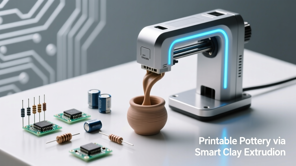 Clay Extruder Enables Printable Pottery: Engineering Precision for Ceramic 3D Printing