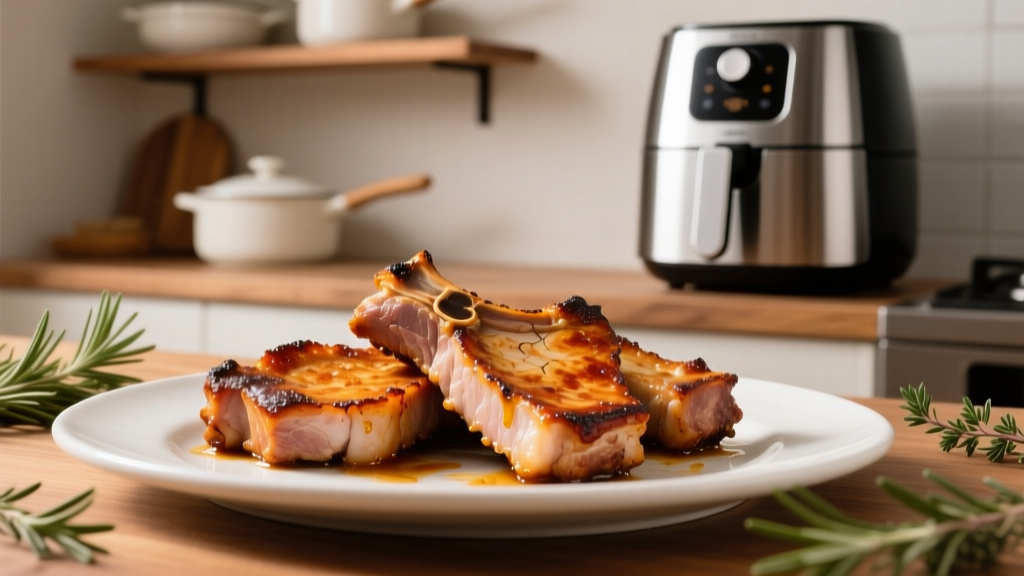 Marinated Pork Chops in Air Fryer: Crispy & Juicy in 15 Min