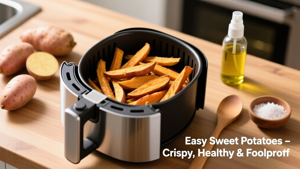 Crispy Air Fryer Sweet Potatoes: Easy & Healthy