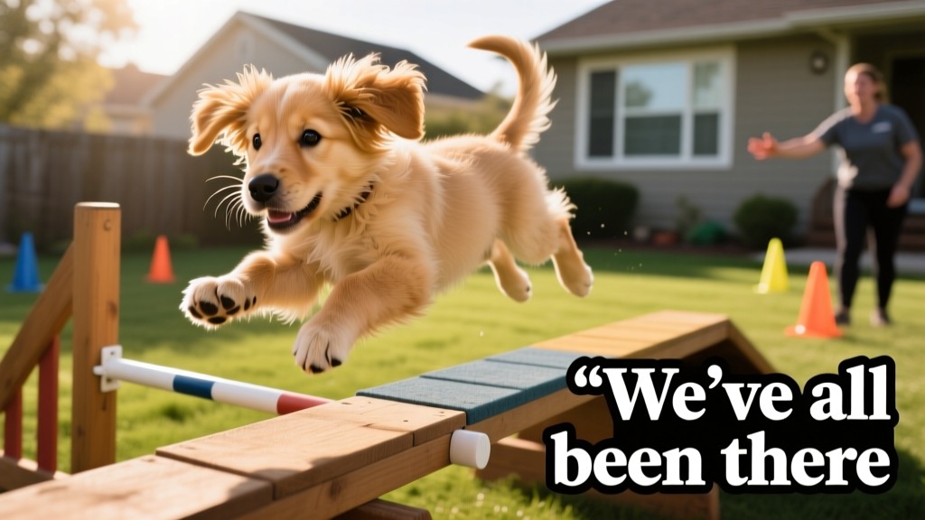 This Puppy Fails Spectacularly at Dog Obstacle Course in Viral Video and We Can Relate
