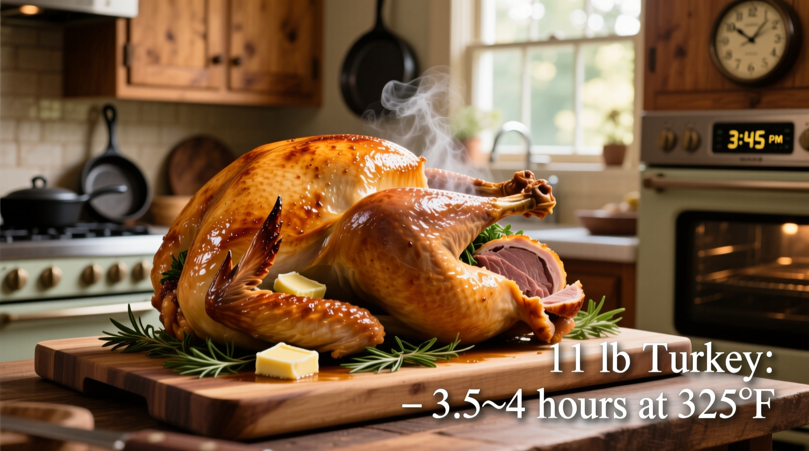 how long to cook an 11 pound turkey