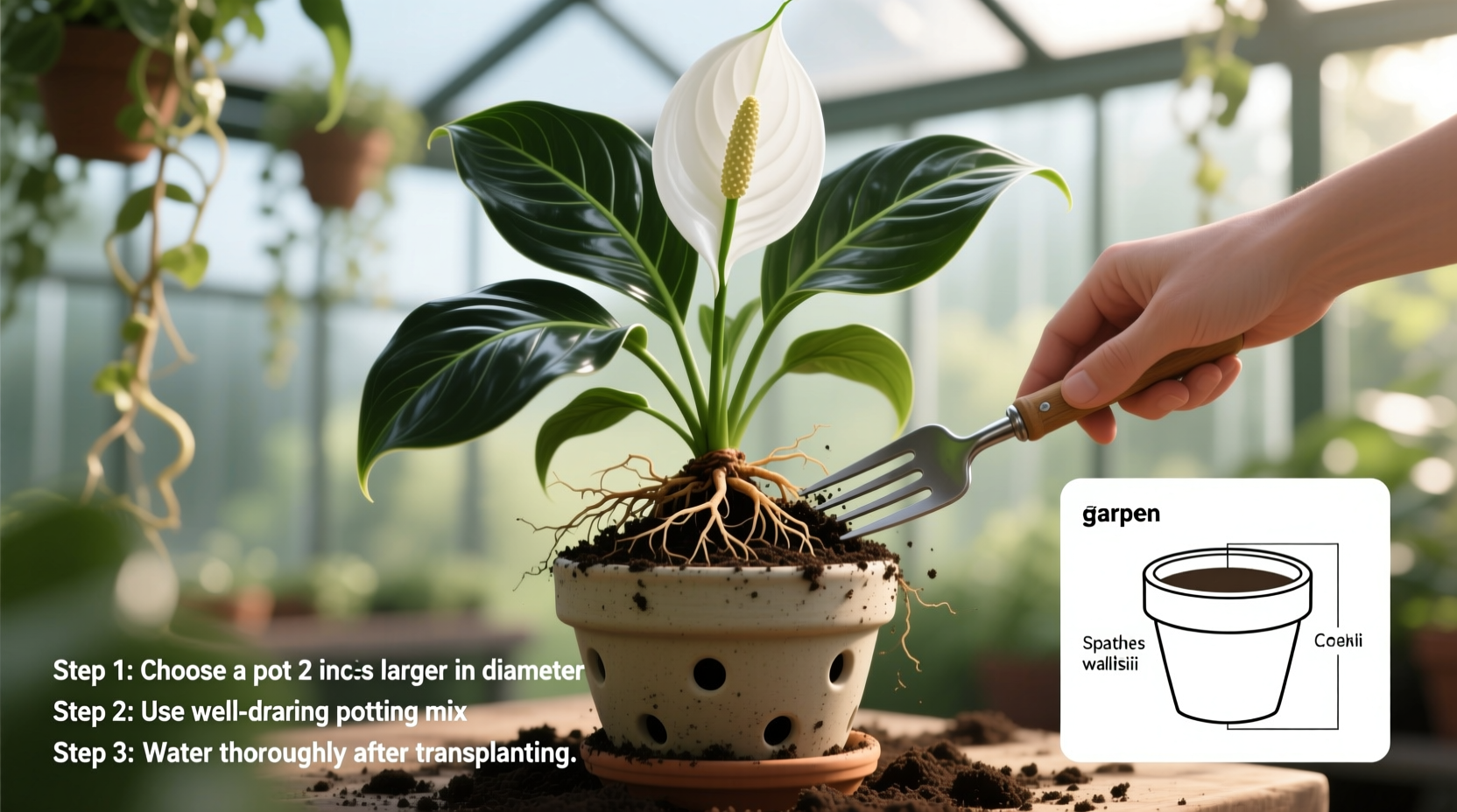 How To Transplant A Peace Lily Plant