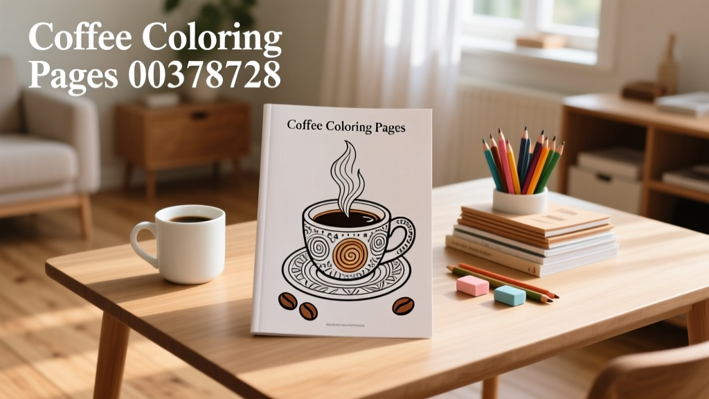 Coffee Coloring Pages_00378728: Creative Calm for Kids, Parents, and Educators