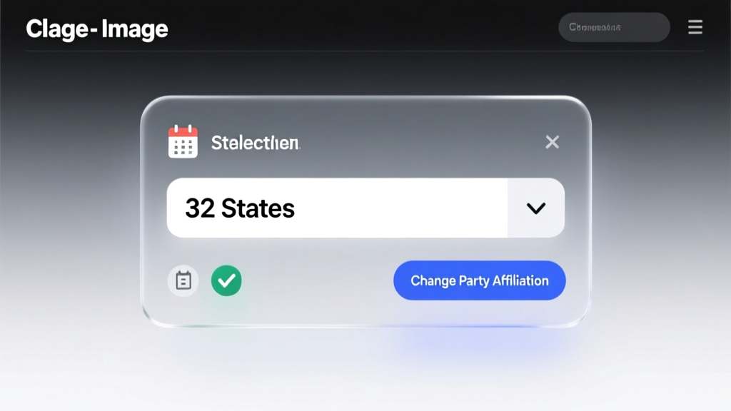Change Party Affiliation Online: 32 States (2026)