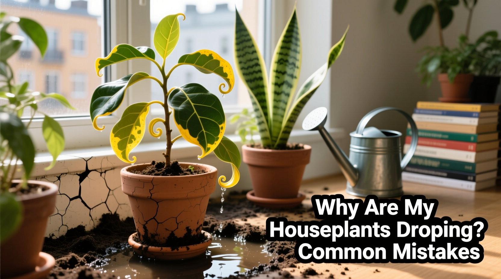 why are my houseplants drooping even with regular watering common mistakes