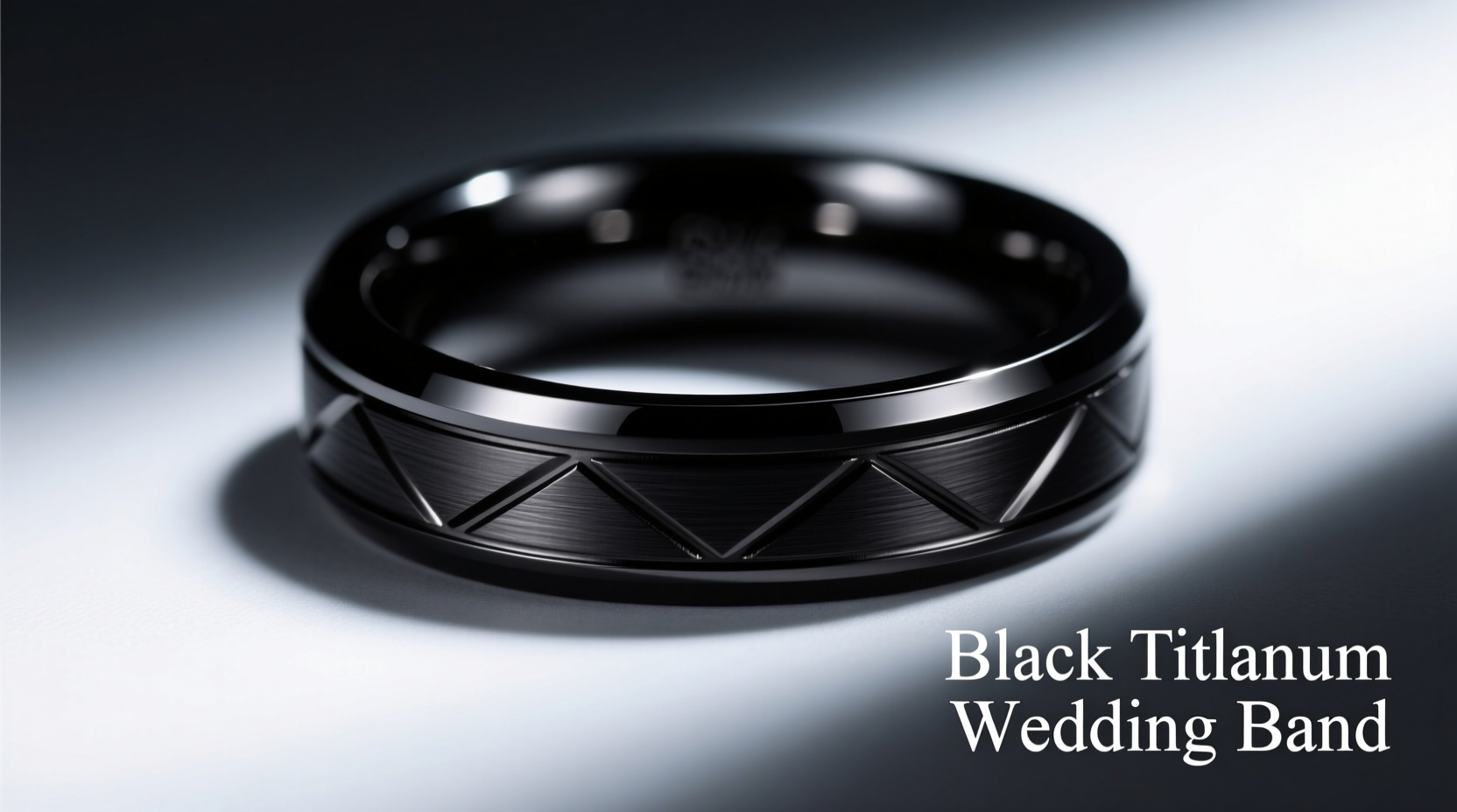 what are black wedding bands made of