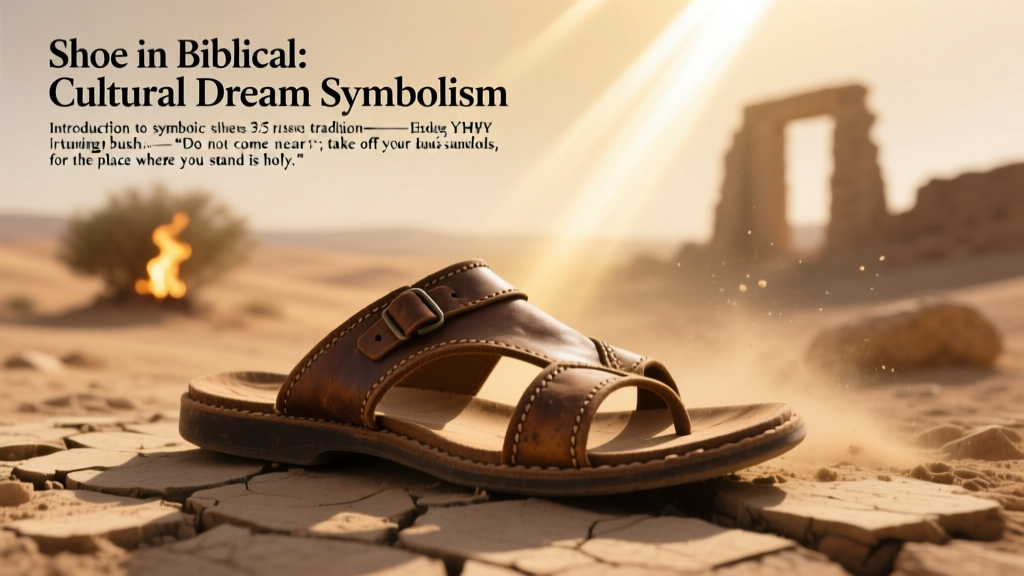 Shoe in Biblical: Cultural Dream Symbolism
