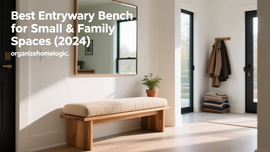 Best Entryway Bench for Small & Family Spaces (2024)
