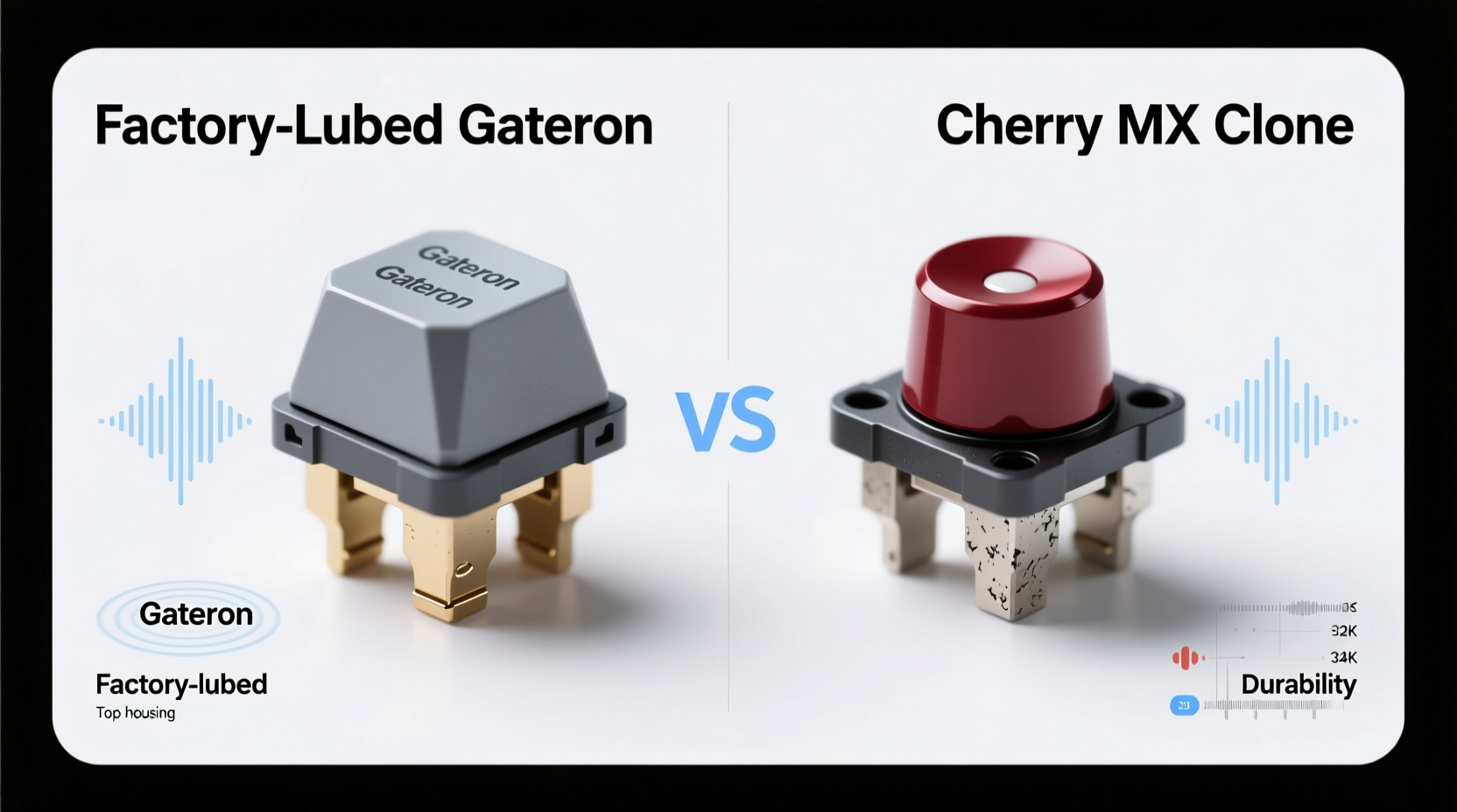 Budget Keyboards: Gateron vs. Cherry Clones