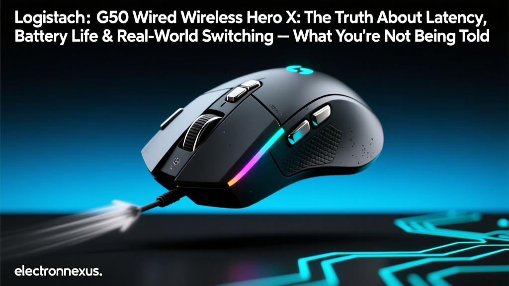 Logitech G502 Wired Wireless Hero X: The Truth About Latency, Battery Life & Real-World Switching — What You’re Not Being Told