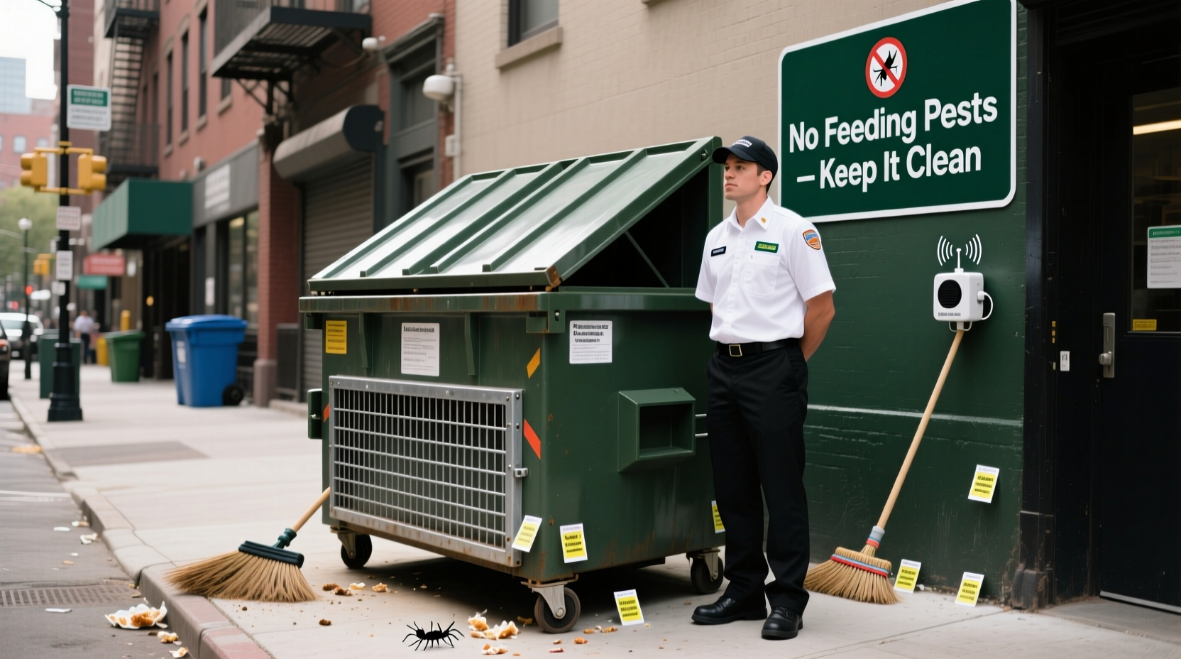 Outdoor Dumpster Pest Control: Food Worker's Guide