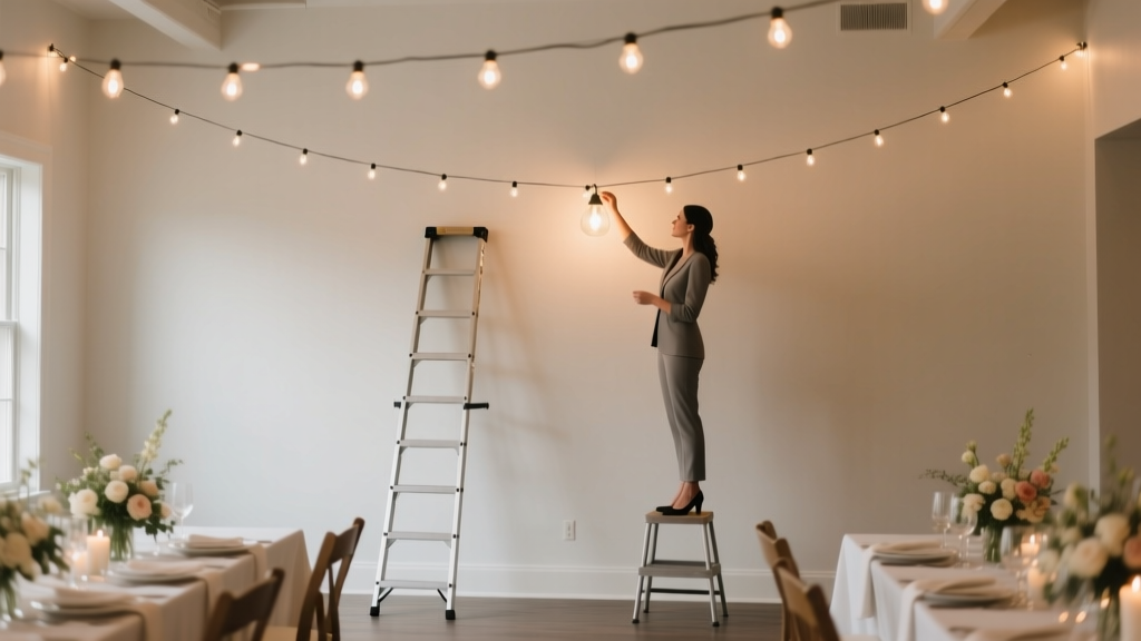 How to Hang Lights for Wedding Reception (2026)