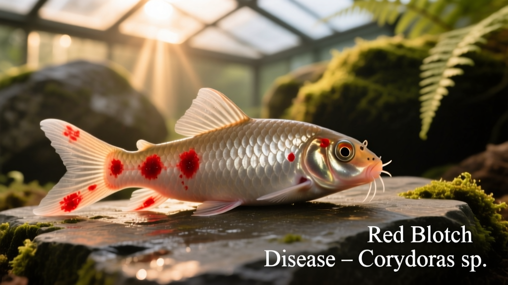 Red Blotch Disease In Corydoras Catfish