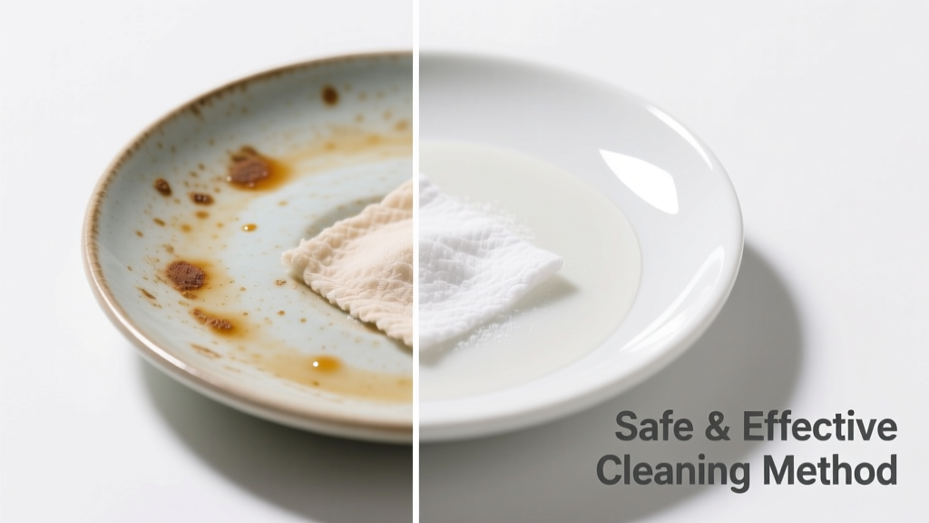 How to Remove Food Coloring from Ceramic Dishes Safely