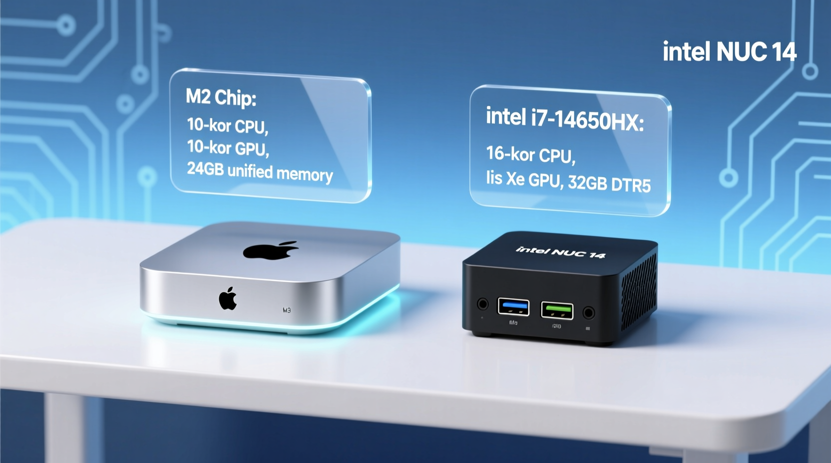 mac mini m3 vs intel nuc which makes a better compact desktop