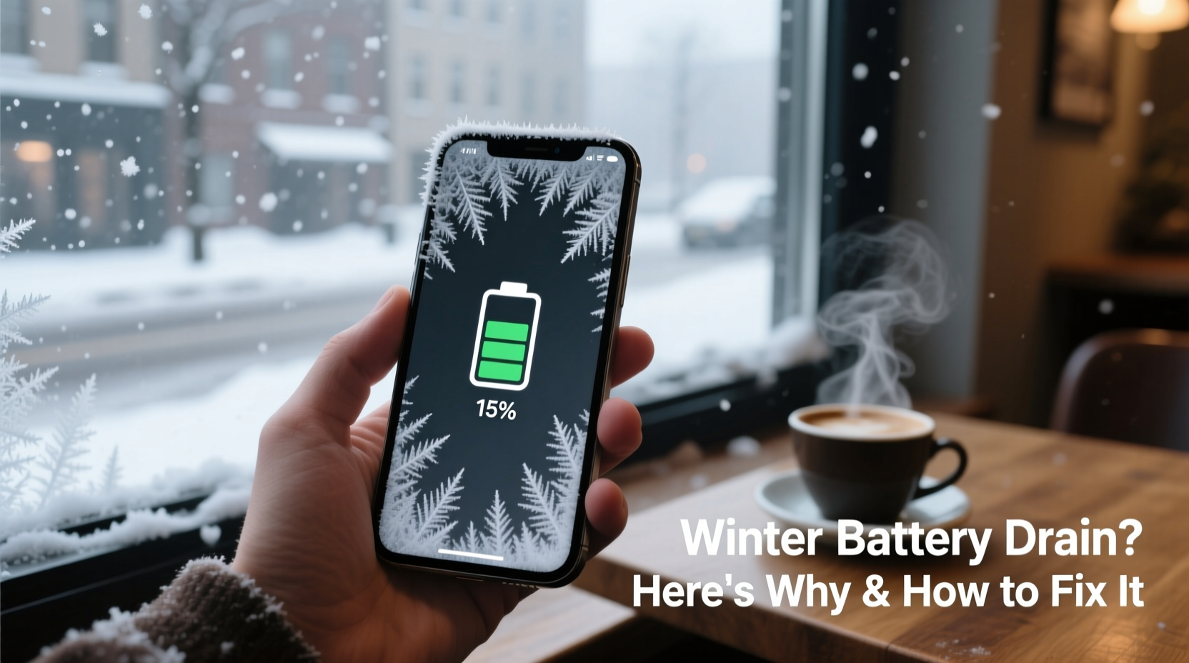 why does my phone battery drain faster in winter and how to prevent it