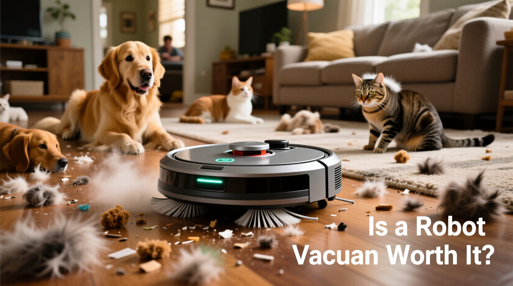 is a robot vacuum worth it for homes with multiple pets and high shedding levels