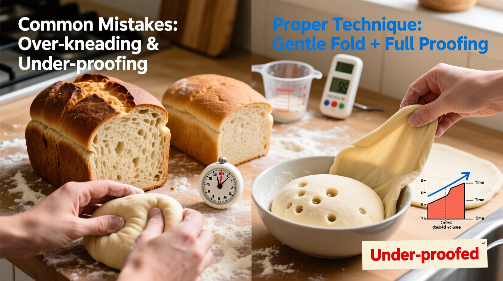 Image showcasing Why Does My Homemade Bread Turn Out Dense Common Mistakes In Kneading ...