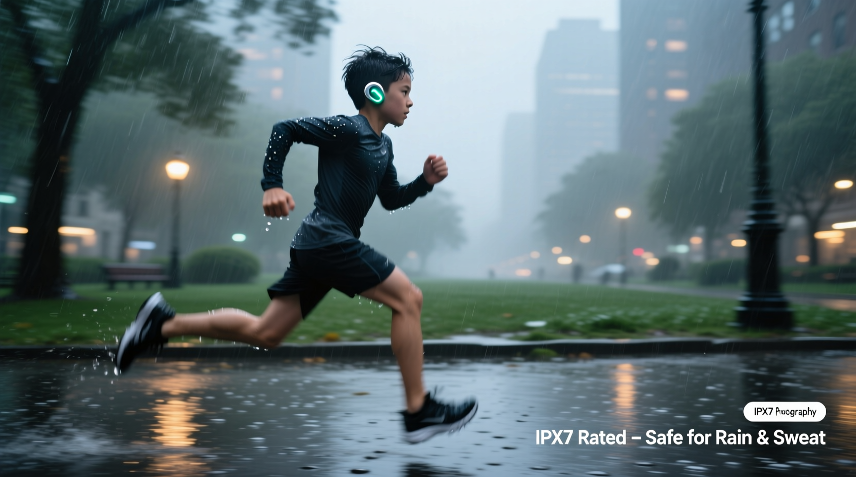 are wireless earbuds safe to use while running in the rain