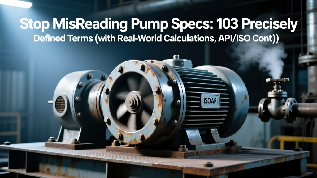 103 Pump Terms Defined: NPSH, BEP, Cavitation & More