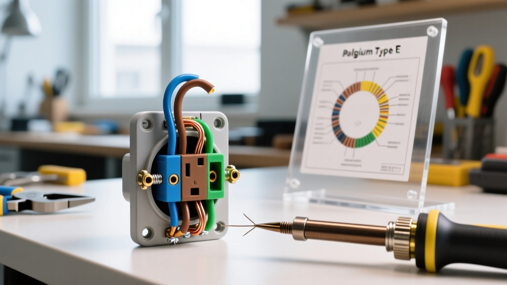 Belgium Electrical Outlet Wiring Diagram: Type E Installation Guide