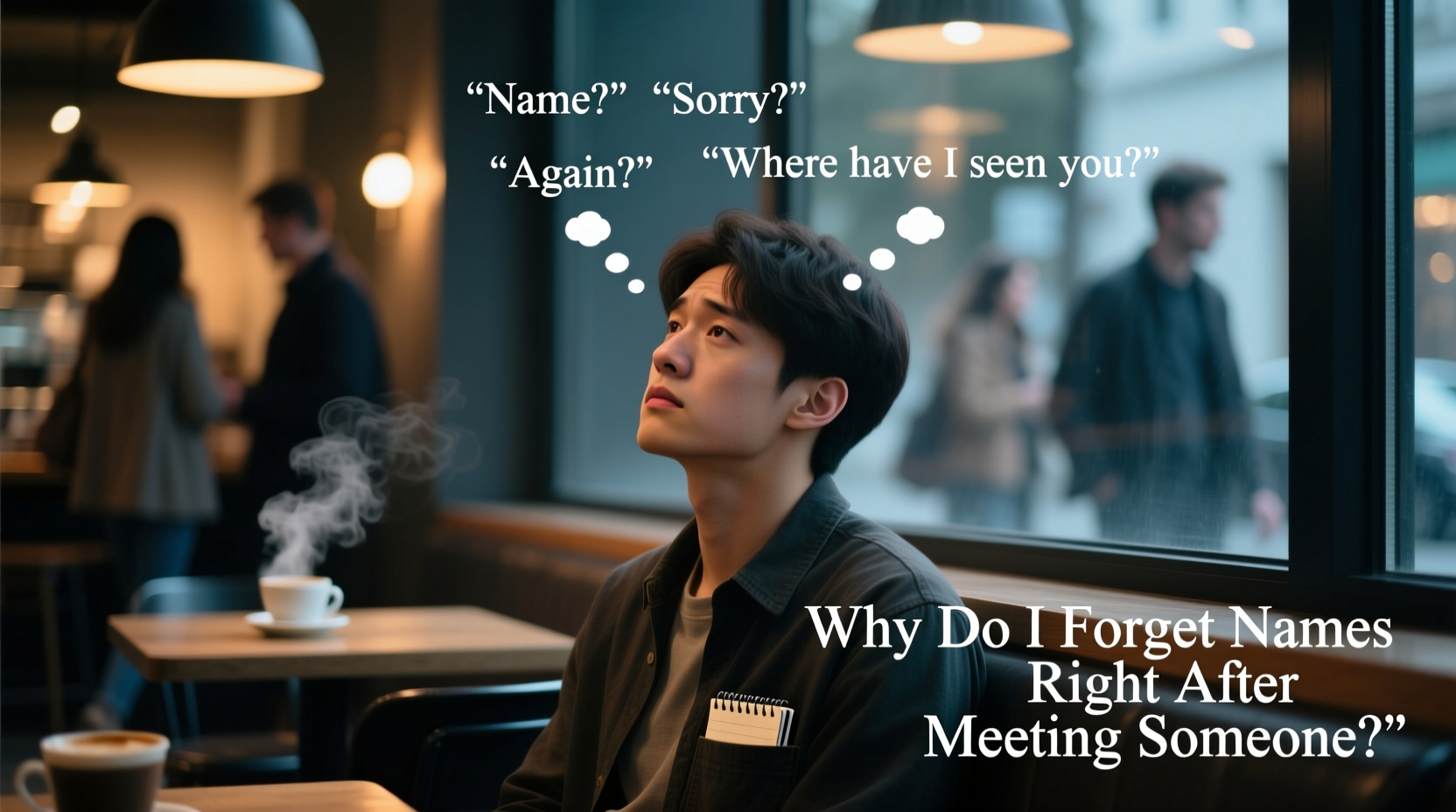 why do i forget names right after meeting someone and how to remember