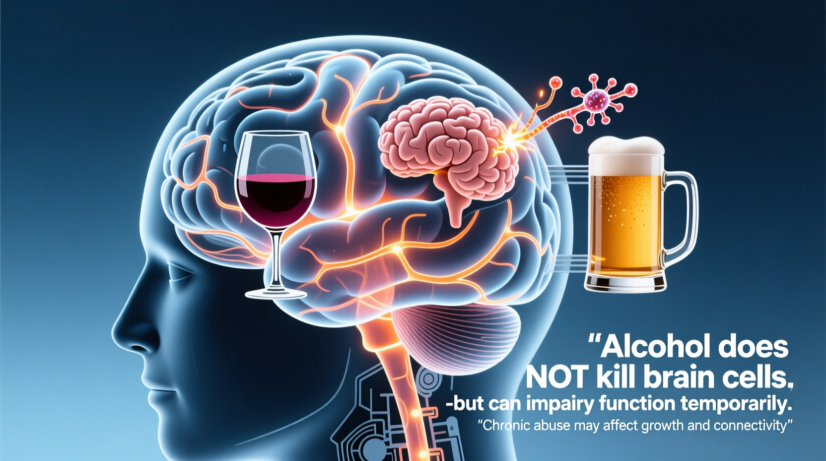 does alcohol kill brain cells truth behind the myth