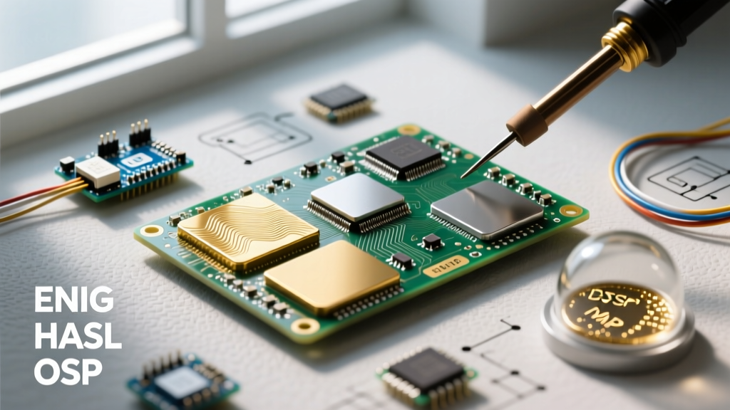 PCB Surface Finish Solderability: ENIG vs HASL vs OSP Compared