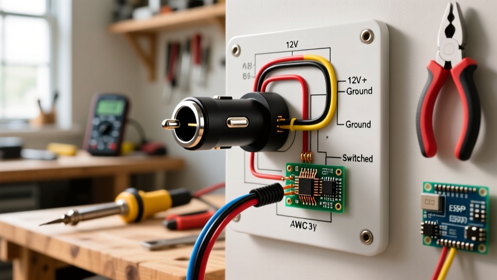 12V Wiring Diagram for Cigarette Lighter Plug: Step-by-Step Install