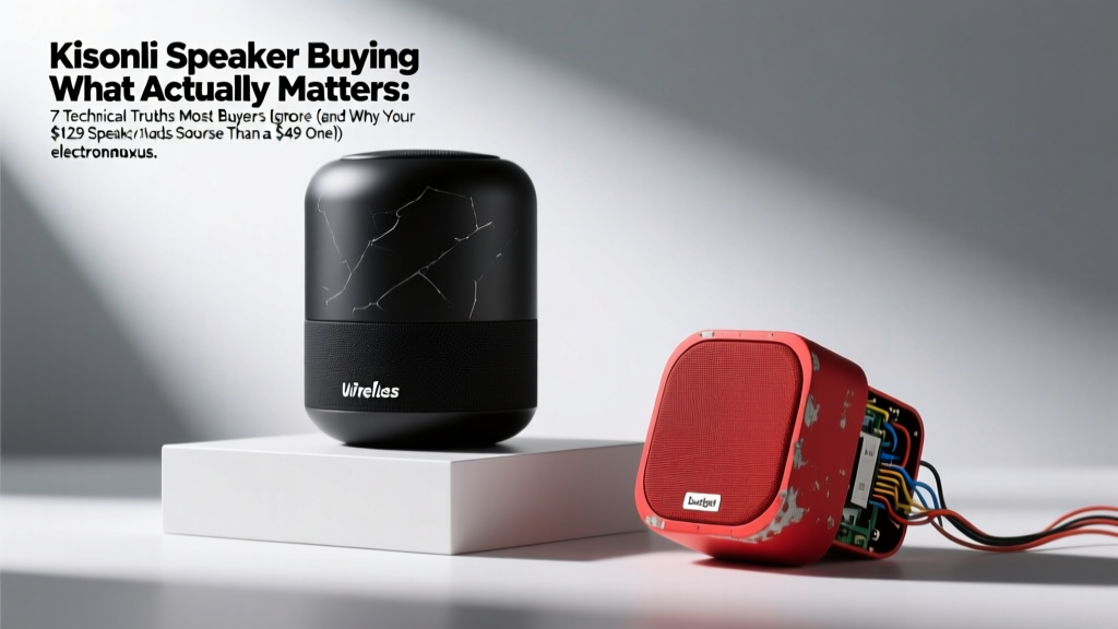 Kisonli Speaker Buying What Actually Matters: 7 Technical Truths Most Buyers Ignore (and Why Your $129 Speaker Sounds Worse Than a $49 One)