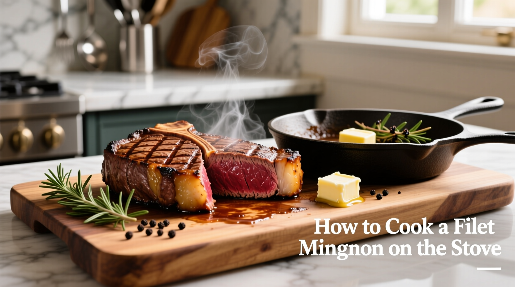 how to cook a filet mignon on the stove