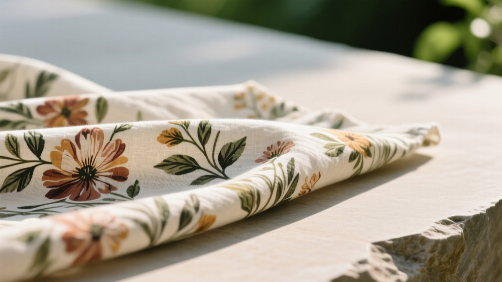 Floral Linen Material: Sustainable Luxury for Modern Design